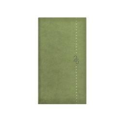   Zsebnaptár, álló elrendezésű, TOPTIMER "Linea", zöld