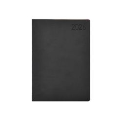   Naptár, tervező, B6, heti, TOPTIMER "Madeira", fekete-bordó