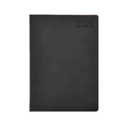   Naptár, tervező, A5, napi, TOPTIMER "Madeira", fekete-bordó