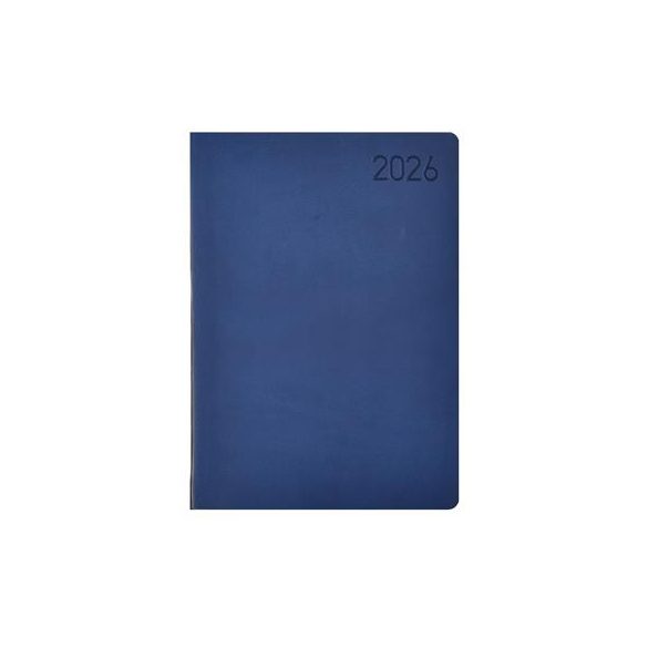 Naptár, tervező, A5, napi, TOPTIMER "Madeira", kék-narancs