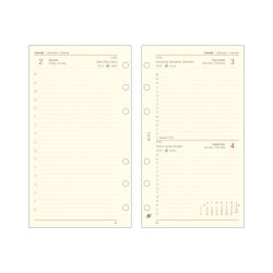   Kalendárium betét, tervező, napi, "M", SATURNUS, chamois 2026