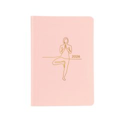   Naptár, tervező, B6, heti, TOPTIMER "Pastel", rózsaszín