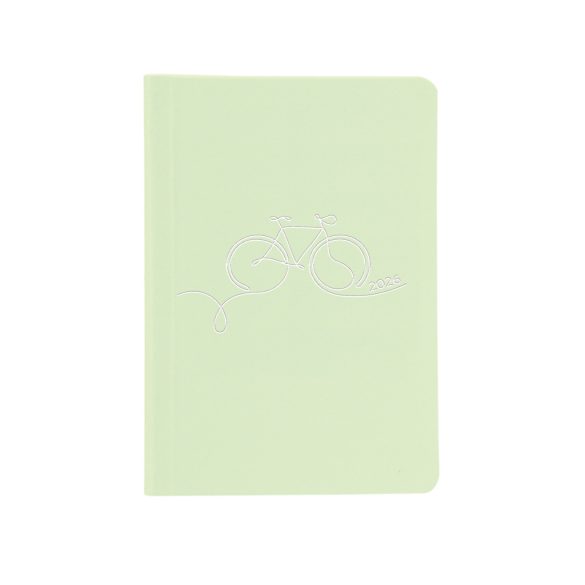 Naptár, tervező, B6, heti, TOPTIMER "Pastel", zöld