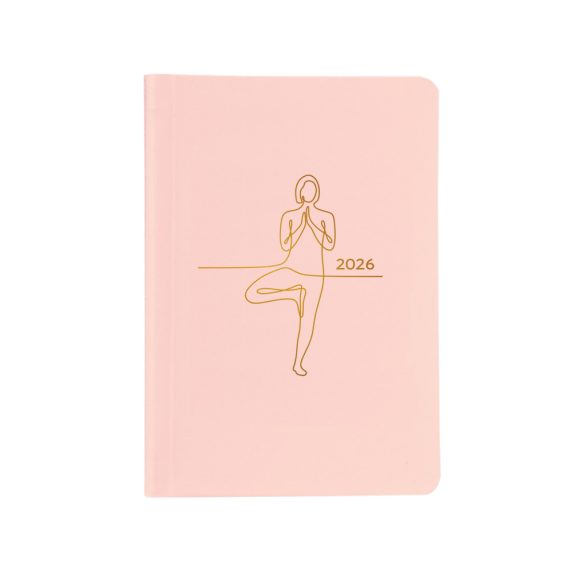 Naptár, tervező, A5, heti, TOPTIMER "Pastel", rózsaszín