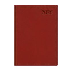   Naptár, tervező, A4, heti, TOPTIMER "Traditional", bordó