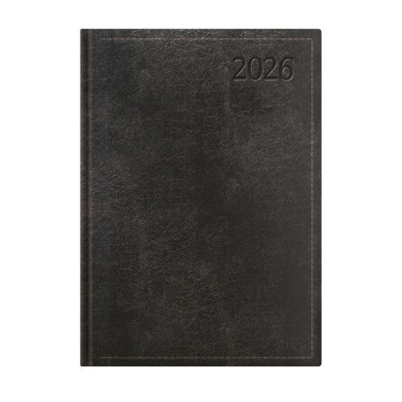 Naptár, tervező, A4, heti, TOPTIMER "Traditional", fekete