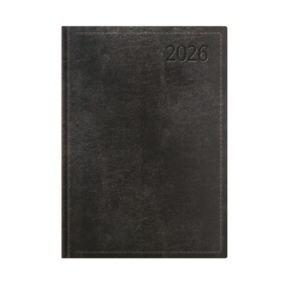 Naptár, tervező, B5, heti, TOPTIMER "Traditional", fekete