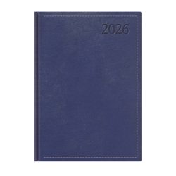   Naptár, tervező, B5, napi, TOPTIMER "Traditional", kék