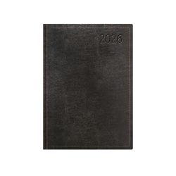   Naptár, tervező, A5, napi, TOPTIMER "Traditional", fekete