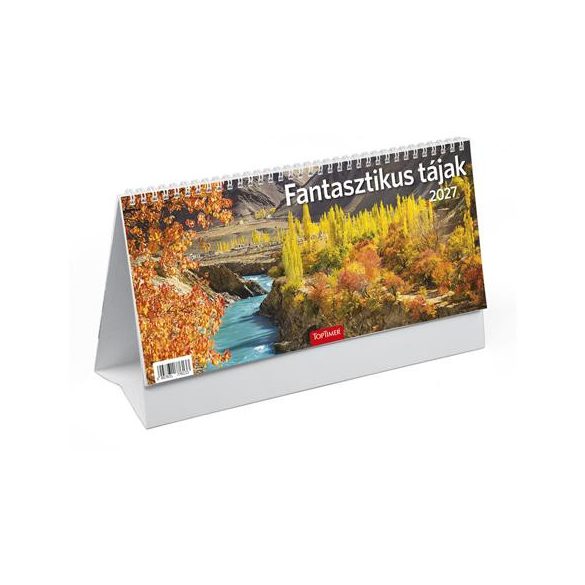 Naptár, asztali, álló, TOPTIMER "Fantasztikus tájak"
