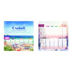   Naptár, fali, mágneses, kétheti, TOPTIMER, "családi tervező", pasztell
