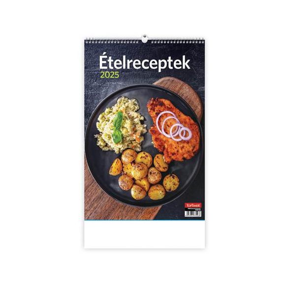 Naptár, fali, TOPTIMER "Ételreceptek"