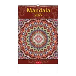 Naptár, fali, TOPTIMER "Mandala"