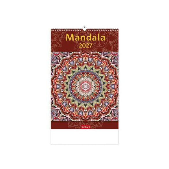 Naptár, fali, TOPTIMER "Mandala"