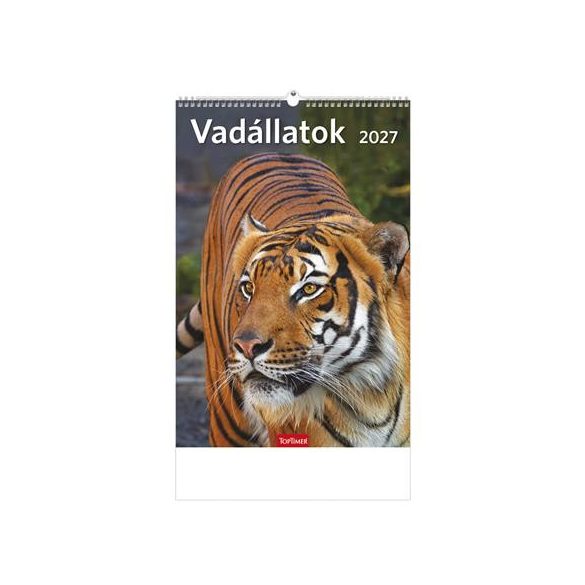 Naptár, fali, TOPTIMER "Vadállatok"