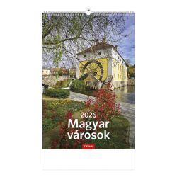 Naptár, fali, TOPTIMER "Magyar városok"