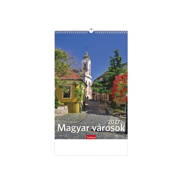 Naptár, fali, TOPTIMER "Magyar városok"