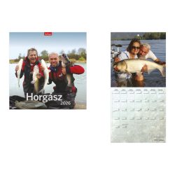 Naptár, fali, TOPTIMER "Horgász naptár"