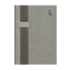   Naptár, tervező, A5, napi, TOPTIMER "Vario", szürke-szürke
