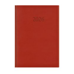   Naptár, tervező, A4, napi, TOPTIMER "Wide", bordó