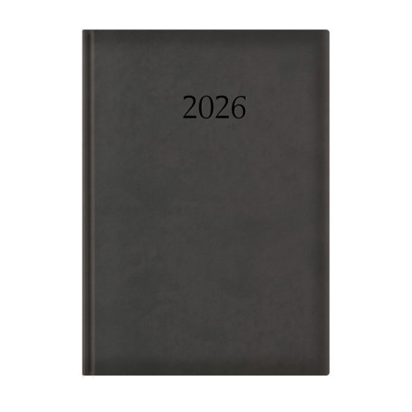 Naptár, tervező, A4, napi, TOPTIMER "Wide", fekete