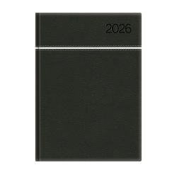   Naptár, tervező, B5, heti, TOPTIMER, "Young", fekete-fehér