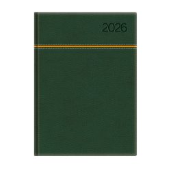   Naptár, tervező, A5, napi, TOPTIMER, "Young", zöld-narancs