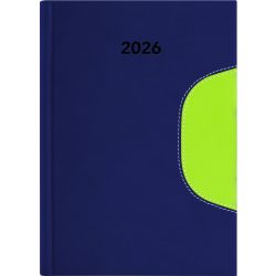   Naptár, tervező, B5, heti, DAYLINER "Memphis", kék-zöld