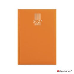   Naptár, tervező, A5, napi, DAYLINER, "MyPastel", narancs