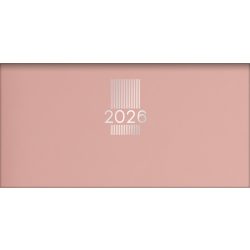   Zsebnaptár, fekvő elrendezésű, DAYLINER, "MyPastel", púder