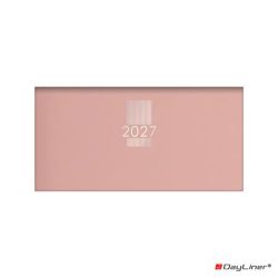   Zsebnaptár, fekvő elrendezésű, DAYLINER, "MyPastel", púder