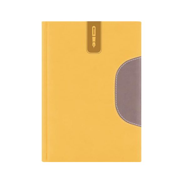 Tárgyalási napló, B5, DAYLINER, "Memphis", sárga-zsürke