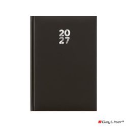   Naptár, tervező, A5, heti, DAYLINER, "Pannon", fekete
