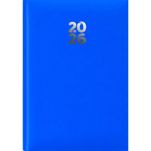Naptár, tervező, A5, heti, DAYLINER, "Pannon", kék