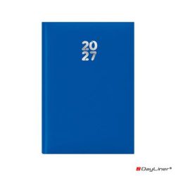   Naptár, tervező, A5, napi, DAYLINER "Pannon", kék