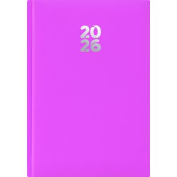   Naptár, tervező, A5, napi, DAYLINER, "Pannon", fuchsia
