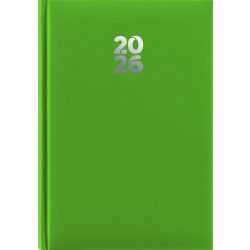   Naptár, tervező, A5, napi, DAYLINER, "Pannon", világoszöld