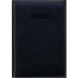   Naptár, tervező, A5, napi, DAYLINER, "Sherwood", fekete