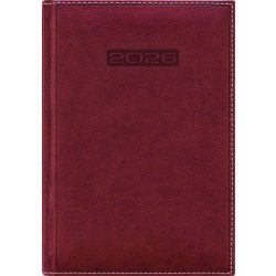   Naptár, tervező, B5, heti, DAYLINER, "Sherwood", barnásvörös