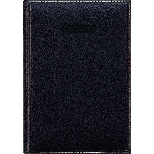 Naptár, tervező, B5, heti, DAYLINER, "Sherwood", fekete