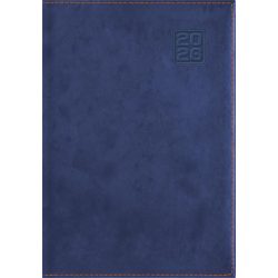   Naptár, tervező, A5, napi, DAYLINER "Square", kék