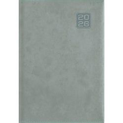   Naptár, tervező, A5, napi, DAYLINER "Square", szürkéskék