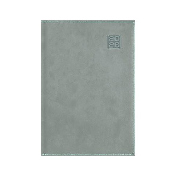 Naptár, tervező, B5, heti, DAYLINER "Square", szürkéskék