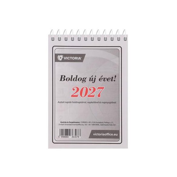 Naptár, asztali, 21TA, VICTORIA OFFICE (2027 évi)
