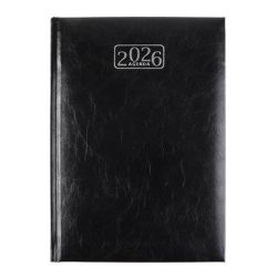   Naptár, tervező, A5, napi, VICTORIA OFFICE "Chrono", fekete (2026 évi)