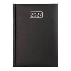   Naptár, tervező, A5, napi, VICTORIA OFFICE "Chrono", fekete (2027 évi)