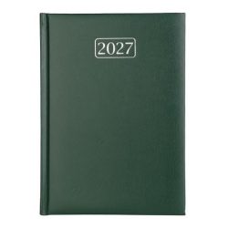   Naptár, tervező, A5, napi, VICTORIA OFFICE "Chrono", zöld (2027 évi)
