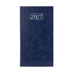   Zsebnaptár, álló elrendezésű, VICTORIA OFFICE "Chrono", sötétkék (2027 évi)