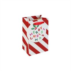Dísztasak Clairefontaine/Eurowrap 12,7x20,3 cm candy cane