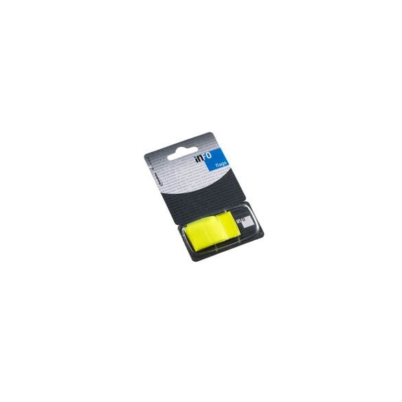 Oldaljelölő műanyag Info Notes Info Flag 25x43 mm 50 lapos sárga